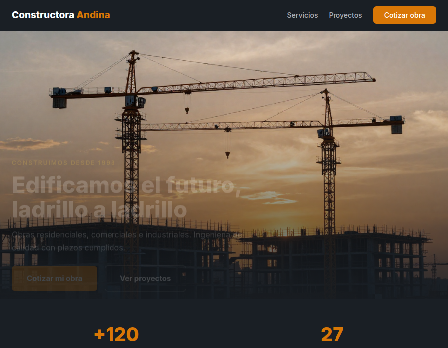 Web constructora