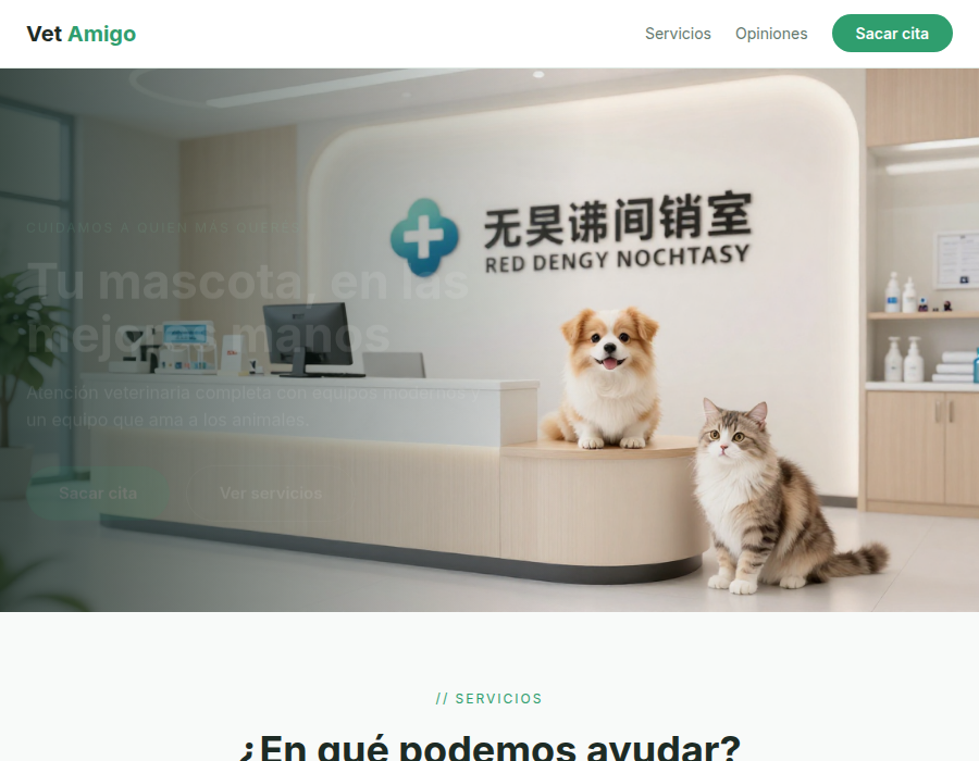 Web veterinaria